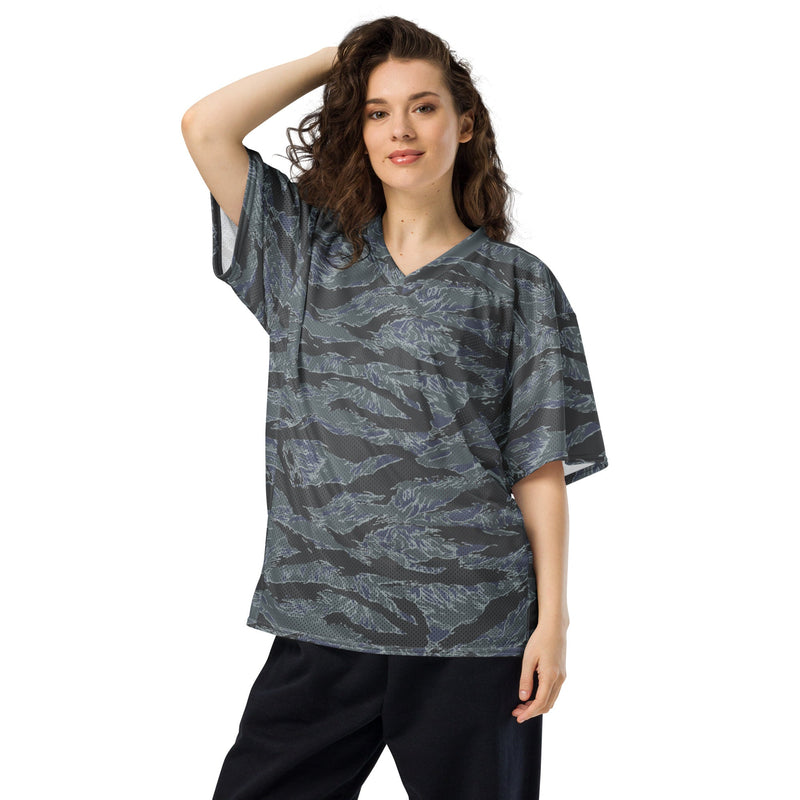 Tiger Stripe Urban Ghost CAMO Unisex Football Jersey - American