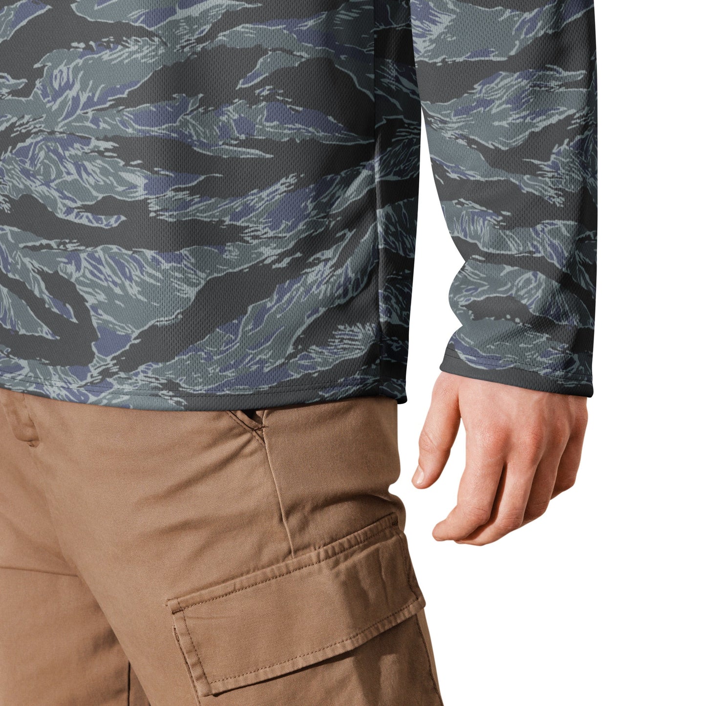 American Tiger Stripe Urban Ghost CAMO hockey fan jersey - Hockey Jerseys