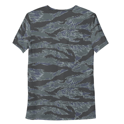 American Tiger Stripe Urban Ghost CAMO Mens athletic t-shirt - Athletic T-Shirts