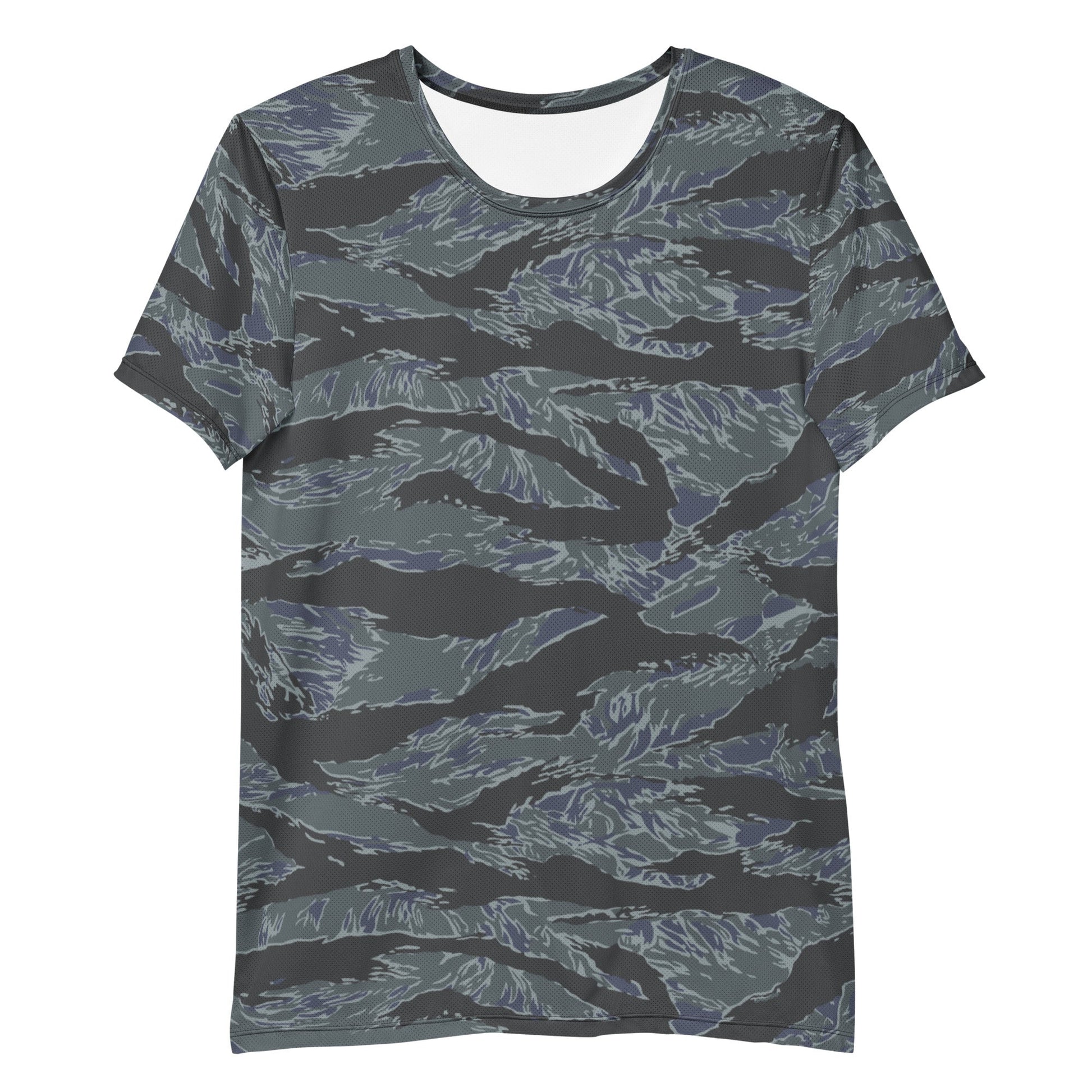 American Tiger Stripe Urban Ghost CAMO Mens athletic t-shirt - Athletic T-Shirts