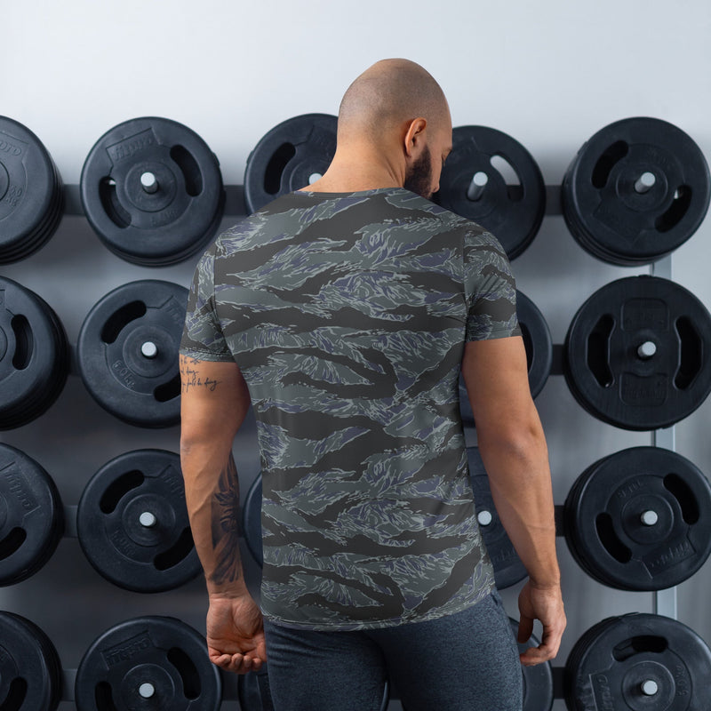 Tiger Stripe Urban Ghost CAMO Mens Athletic T-Shirt - Shirt
