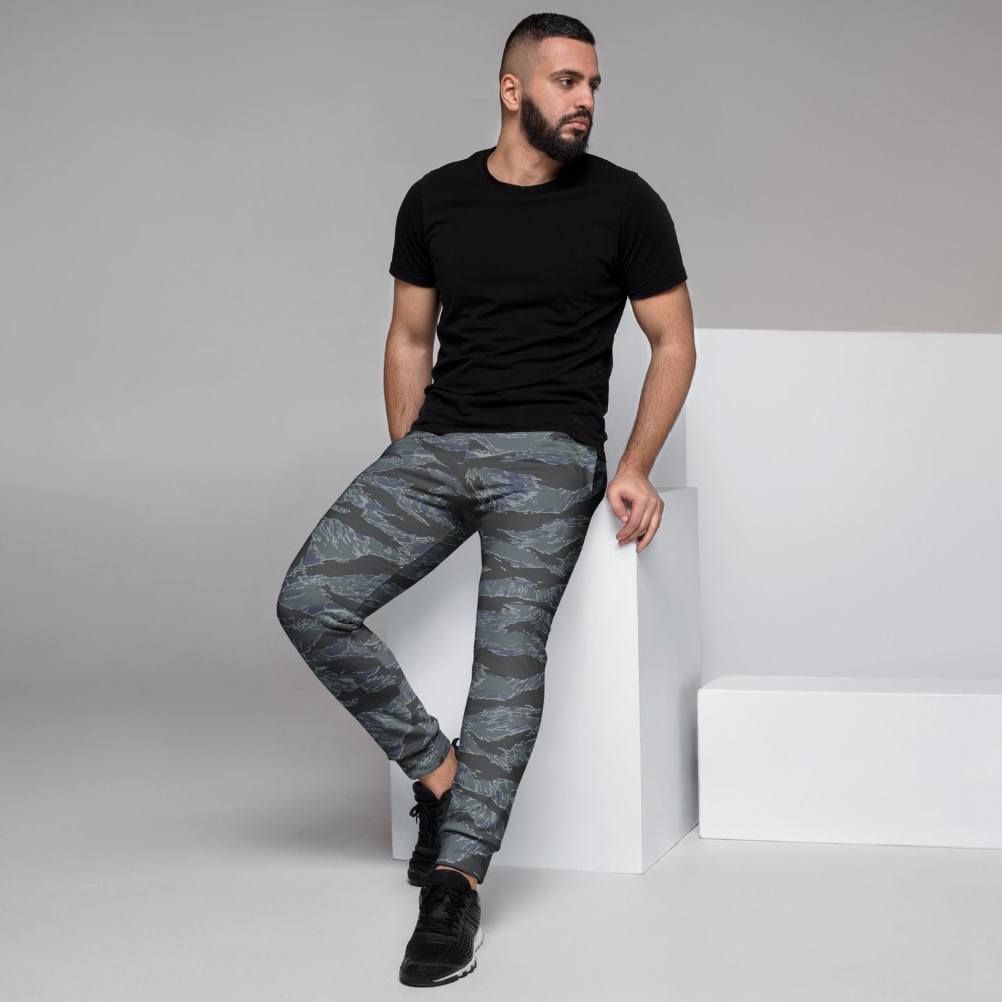 American Tiger Stripe Urban Ghost CAMO Mens Joggers