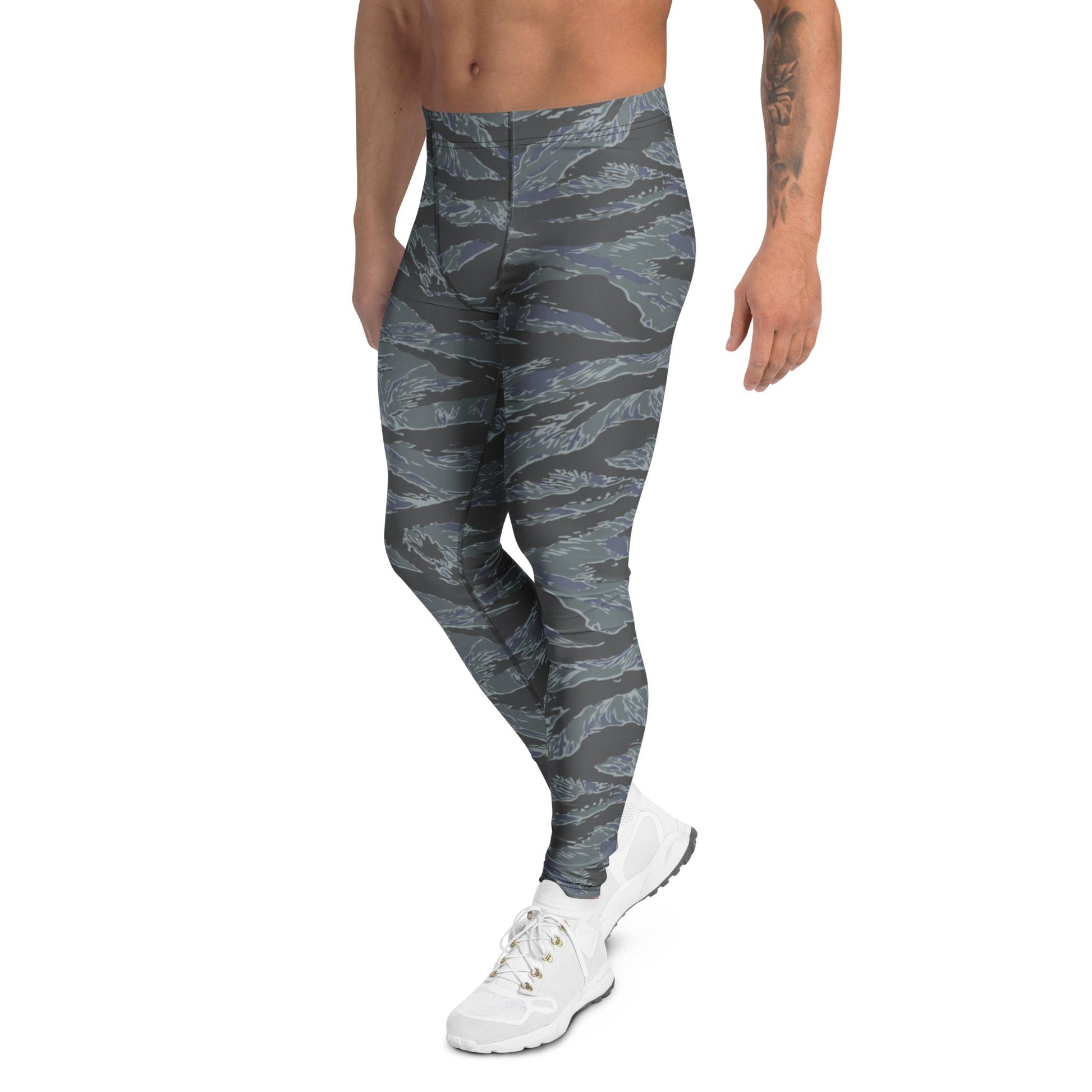 American Tiger Stripe Urban Ghost CAMO Mens Leggings