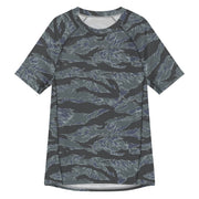 Tiger Stripe Urban Ghost CAMO Mens Short-Sleeve Rash Guard - 2XS - SS