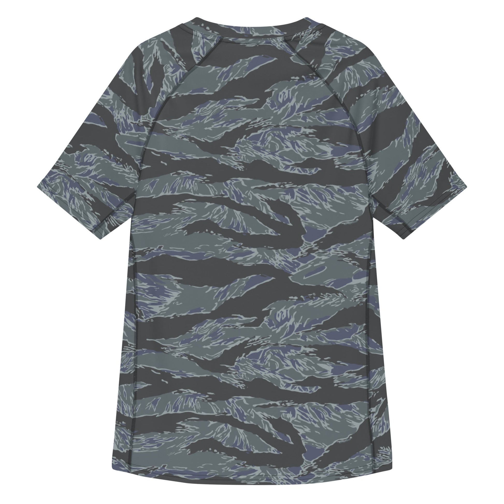 American Tiger Stripe Urban Ghost CAMO Mens Short-Sleeve Rash Guard - Short-sleeve Guards