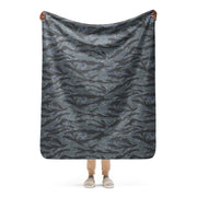Tiger Stripe Urban Ghost CAMO Sherpa Blanket - 50″×60″