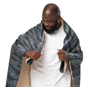 Tiger Stripe Urban Ghost CAMO Sherpa Blanket