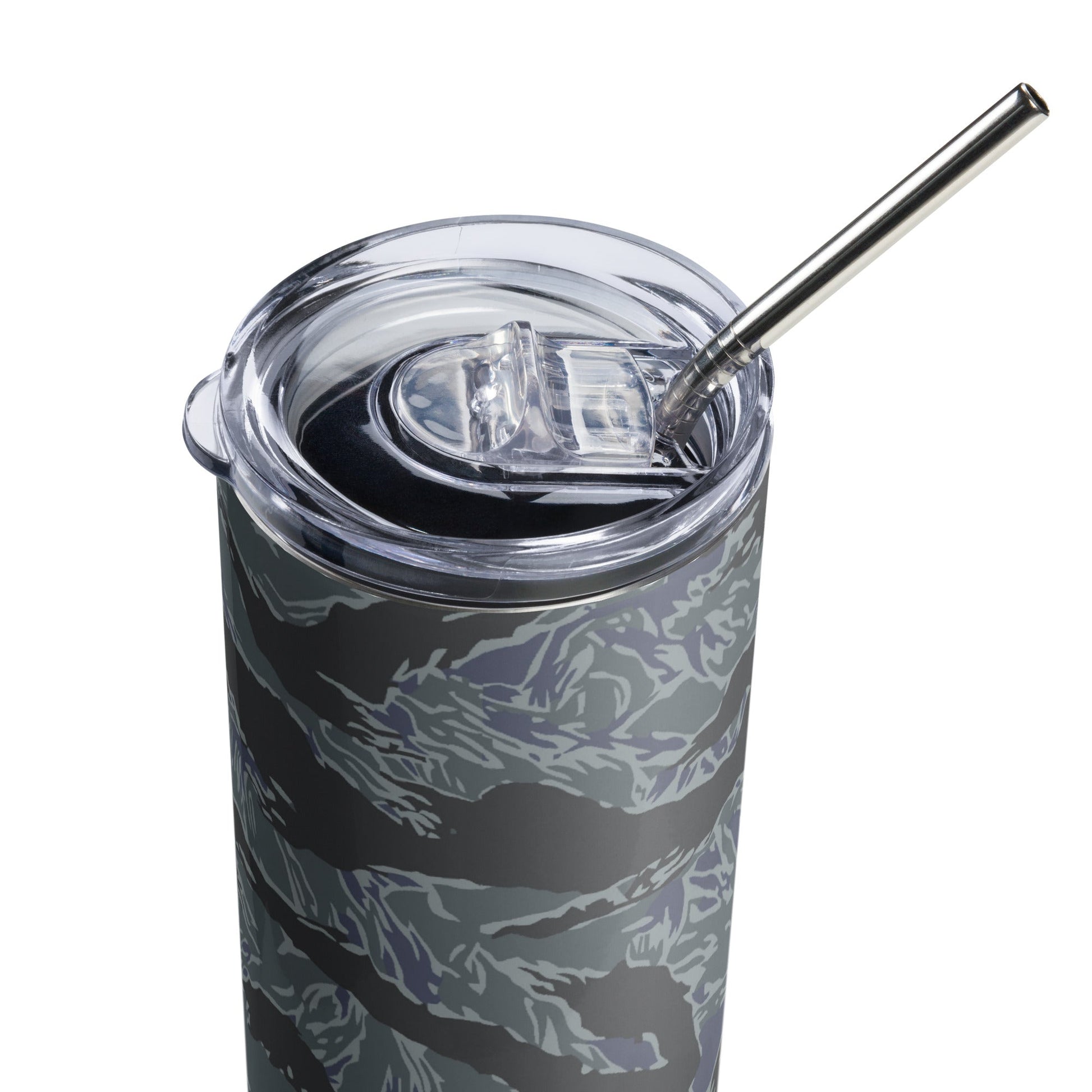 American Tiger Stripe Urban Ghost CAMO Stainless steel tumbler - Steel Tumblers