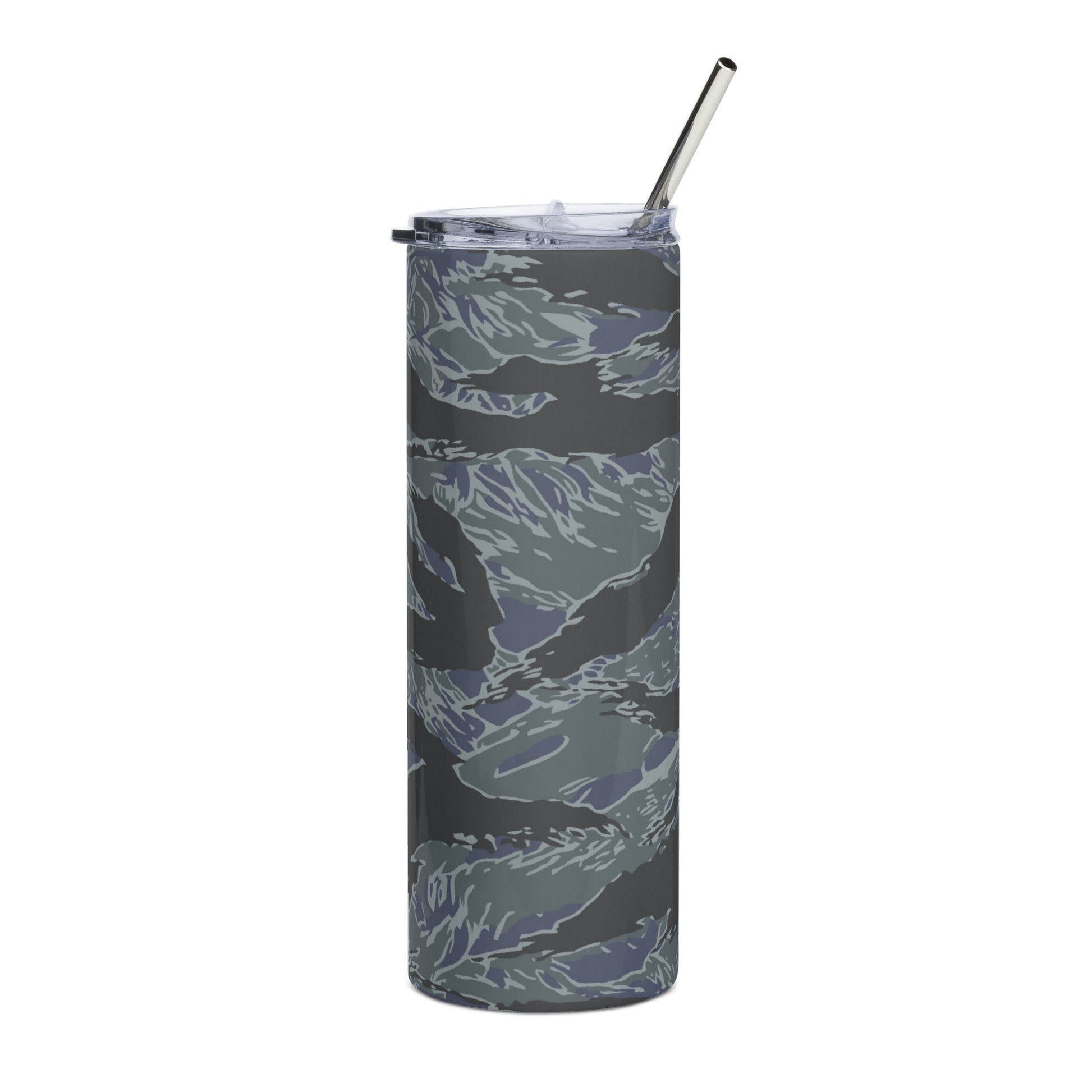 American Tiger Stripe Urban Ghost CAMO Stainless steel tumbler - Steel Tumblers