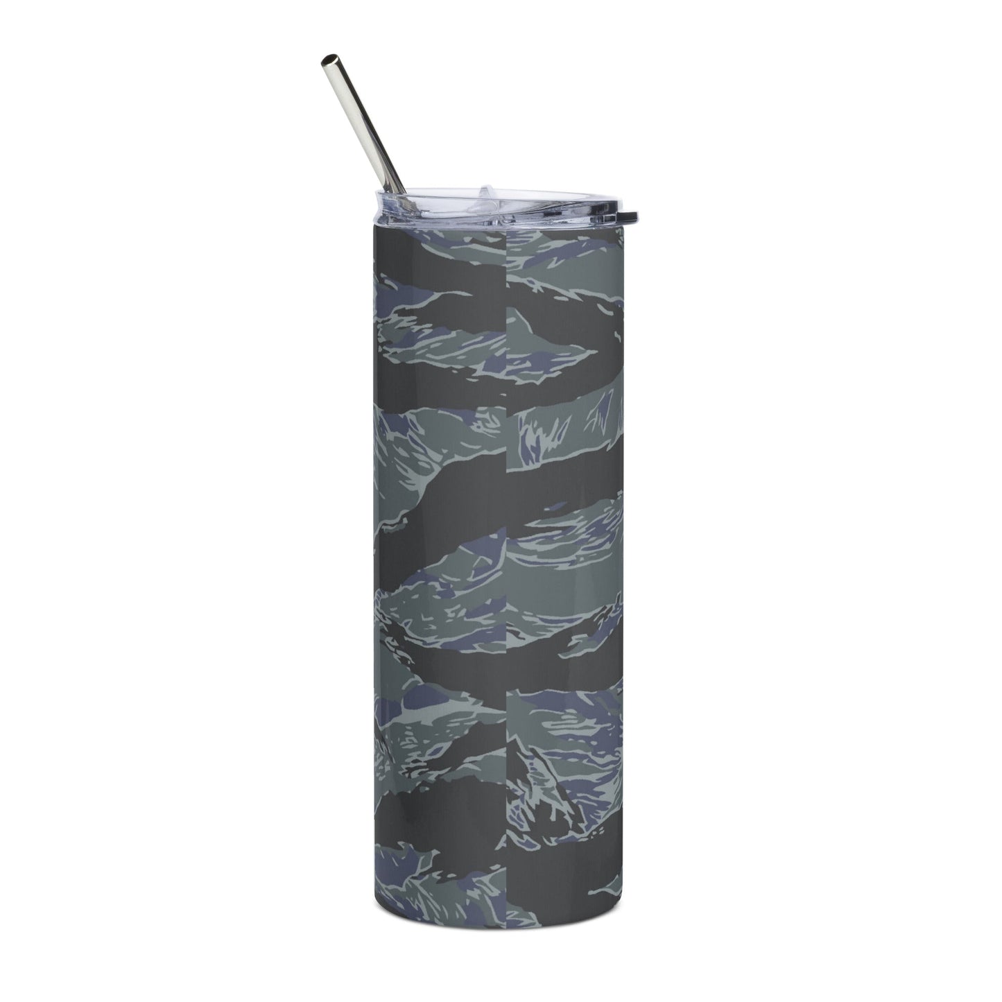 American Tiger Stripe Urban Ghost CAMO Stainless steel tumbler - Steel Tumblers