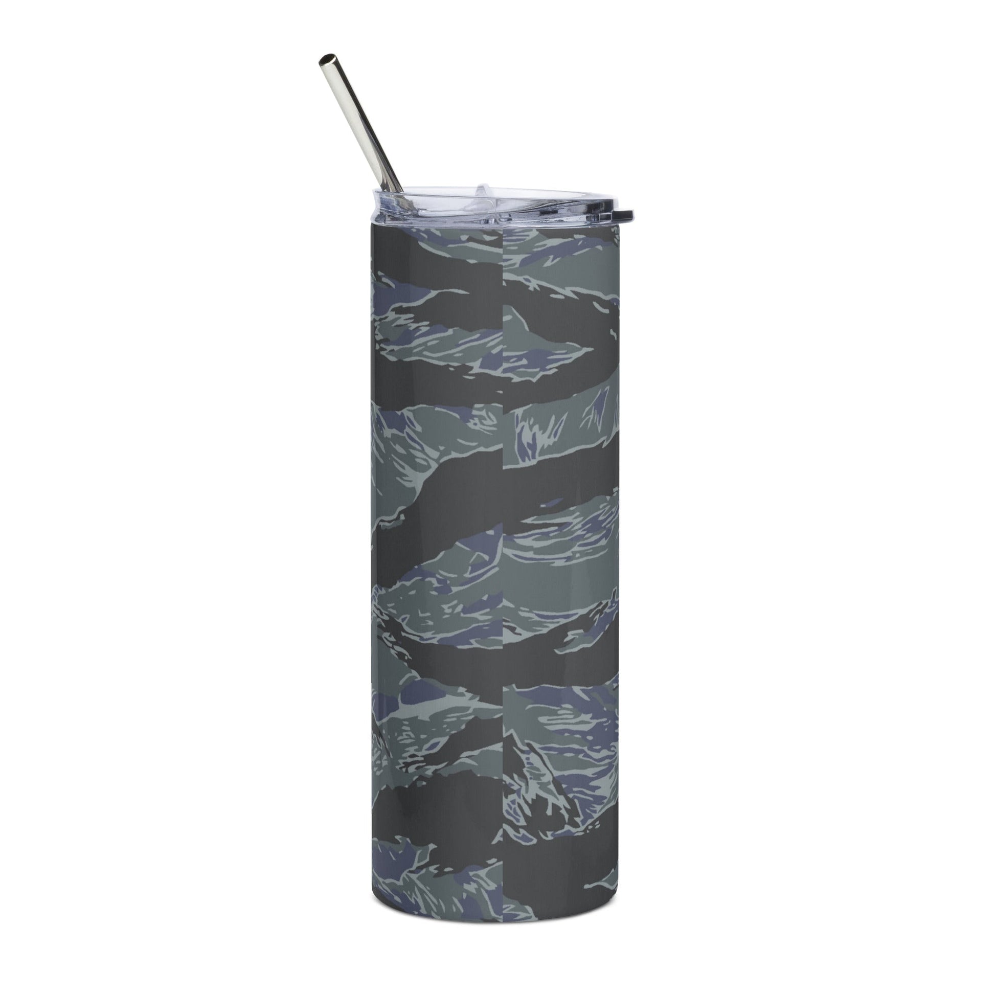 American Tiger Stripe Urban Ghost CAMO Stainless steel tumbler - Steel Tumblers