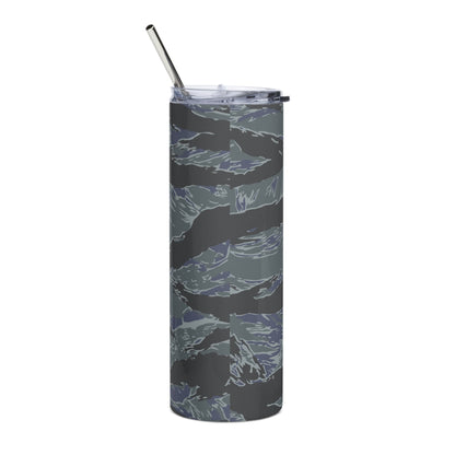 American Tiger Stripe Urban Ghost CAMO Stainless steel tumbler - Steel Tumblers