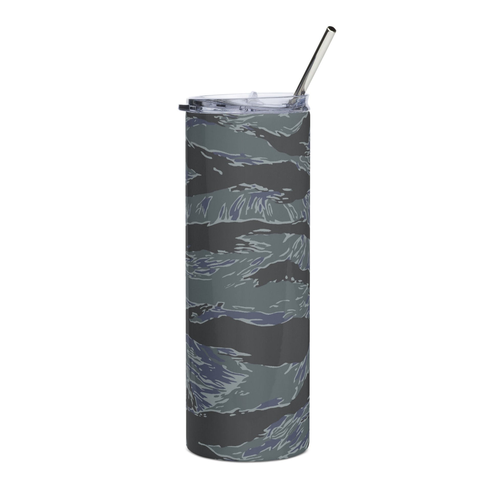 American Tiger Stripe Urban Ghost CAMO Stainless steel tumbler - Steel Tumblers