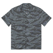 Tiger Stripe Urban Ghost CAMO Unisex Short-Sleeve Button Shirt - 2XS - Button-Up