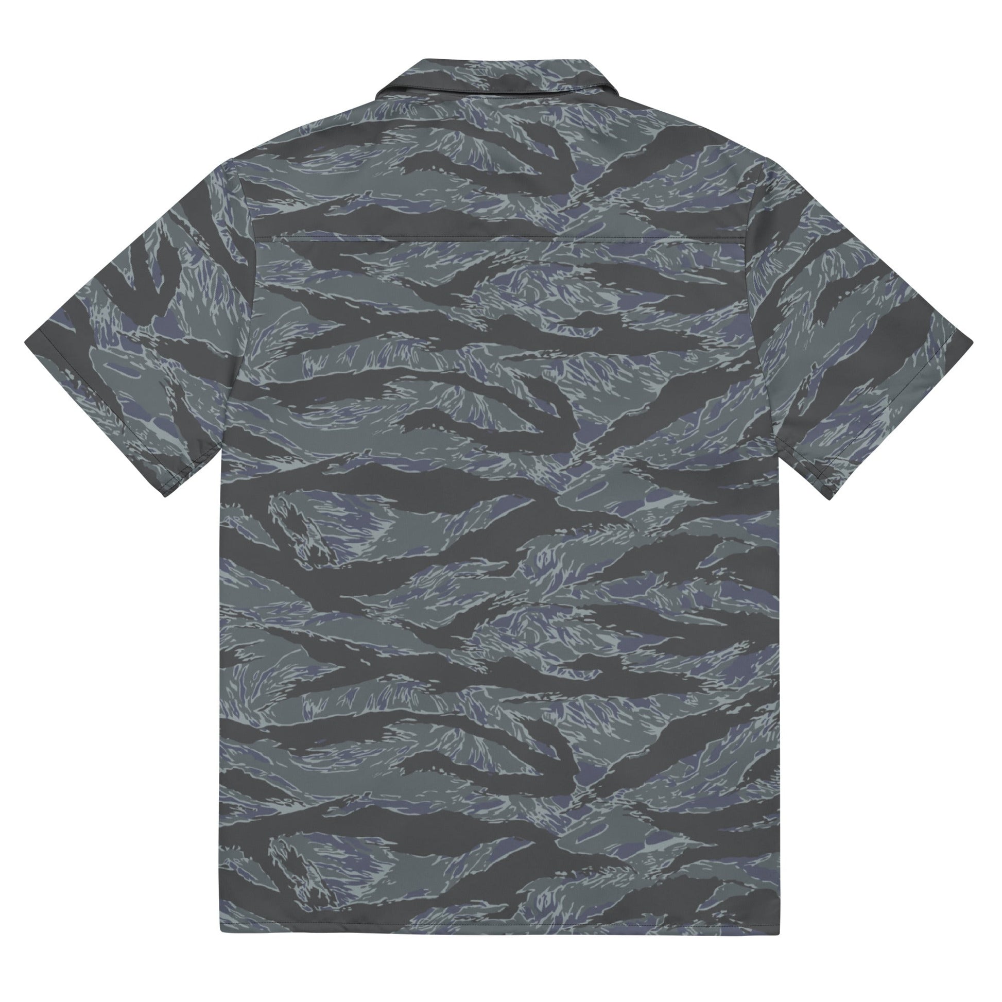 American Tiger Stripe Urban Ghost CAMO Unisex button shirt - Button Shirts