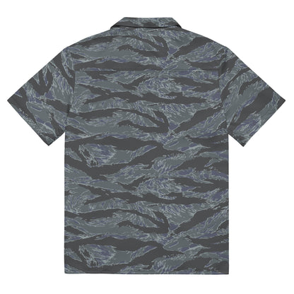American Tiger Stripe Urban Ghost CAMO Unisex button shirt - Button Shirts