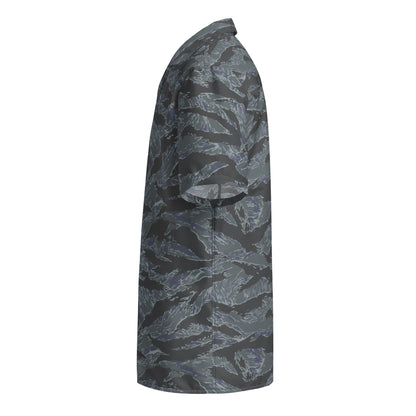 American Tiger Stripe Urban Ghost CAMO Unisex button shirt - Button Shirts