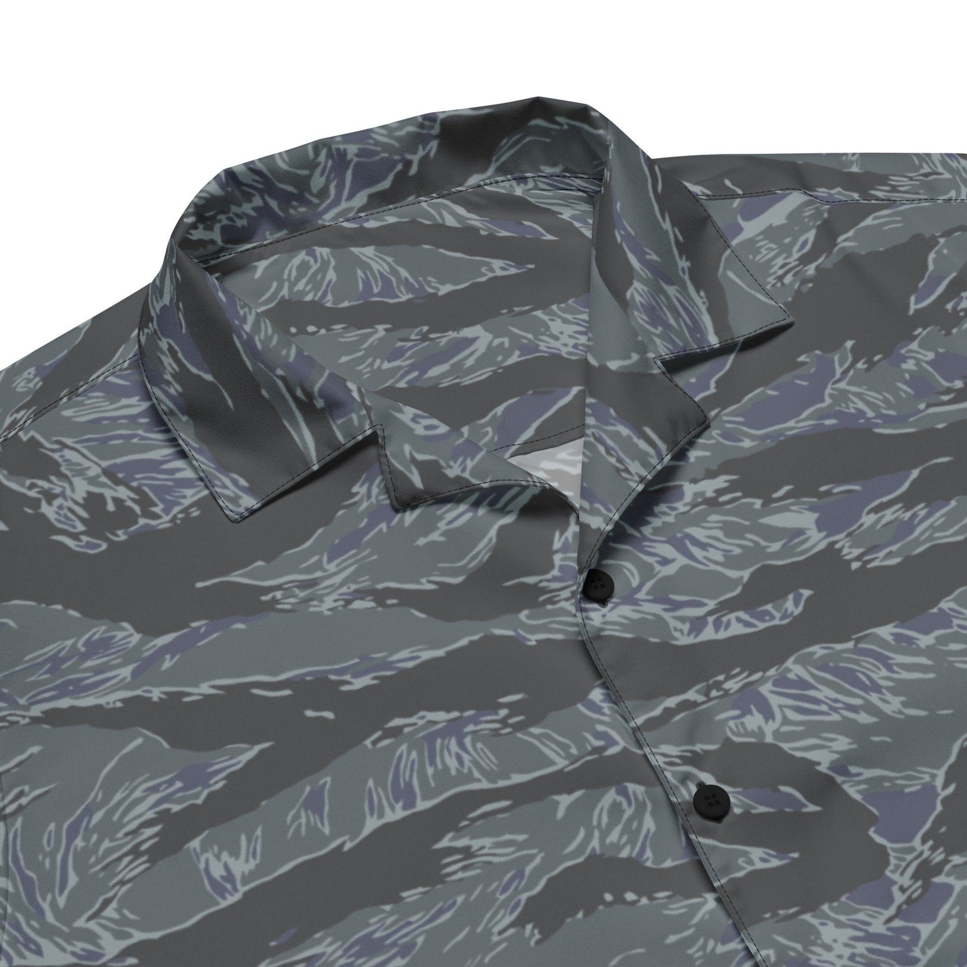 American Tiger Stripe Urban Ghost CAMO Unisex button shirt - Button Shirts