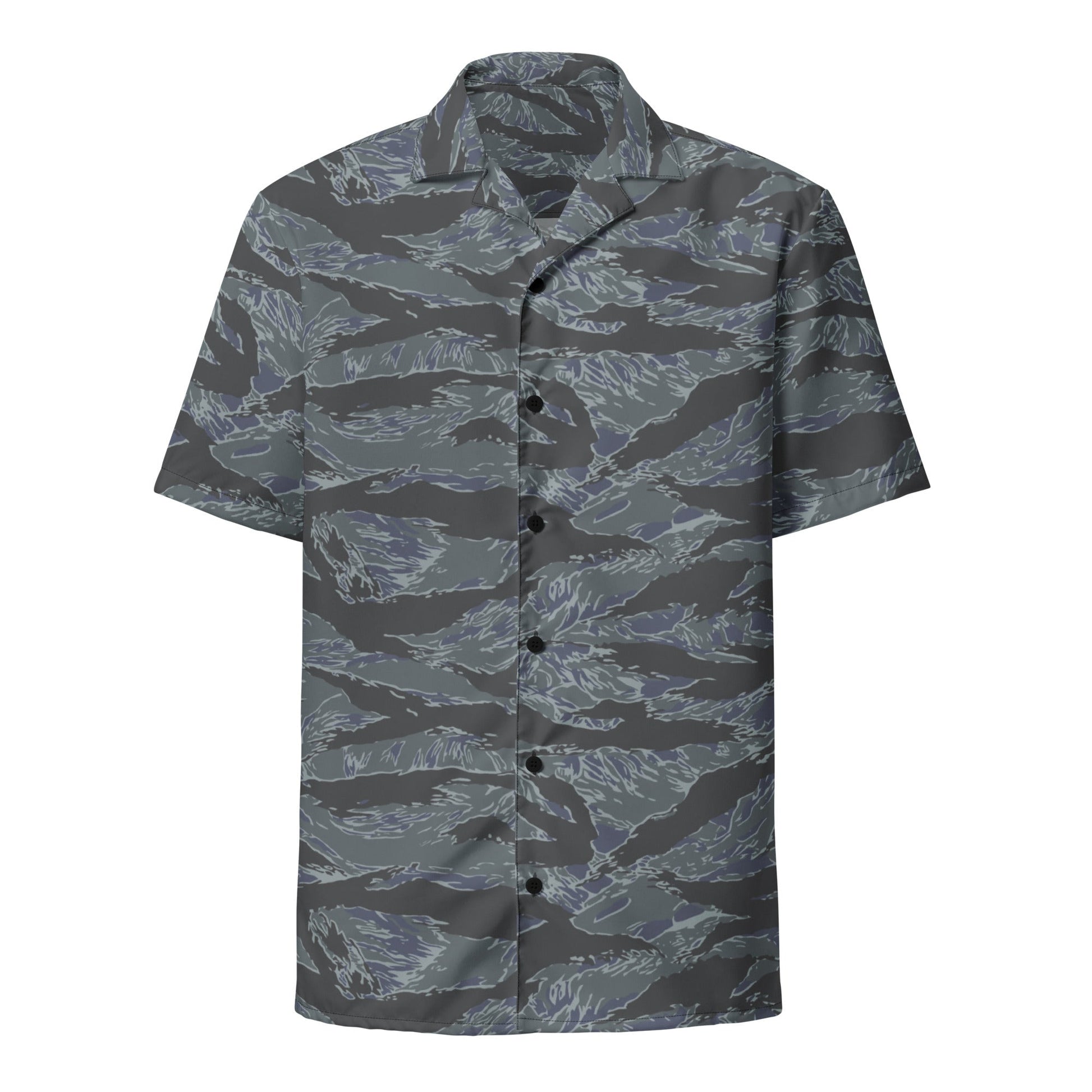 American Tiger Stripe Urban Ghost CAMO Unisex button shirt - Button Shirts