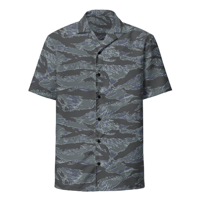 American Tiger Stripe Urban Ghost CAMO Unisex button shirt - Button Shirts