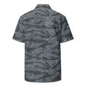 Tiger Stripe Urban Ghost CAMO Unisex Short-Sleeve Button Shirt - Button-Up