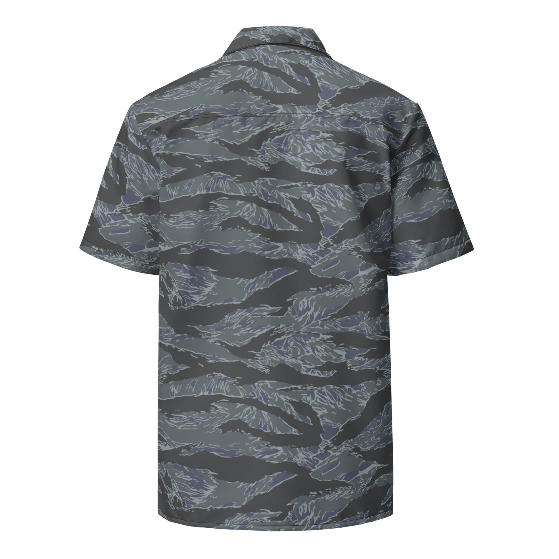 American Tiger Stripe Urban Ghost CAMO Unisex button shirt - Button Shirts