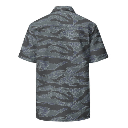American Tiger Stripe Urban Ghost CAMO Unisex button shirt - Button Shirts
