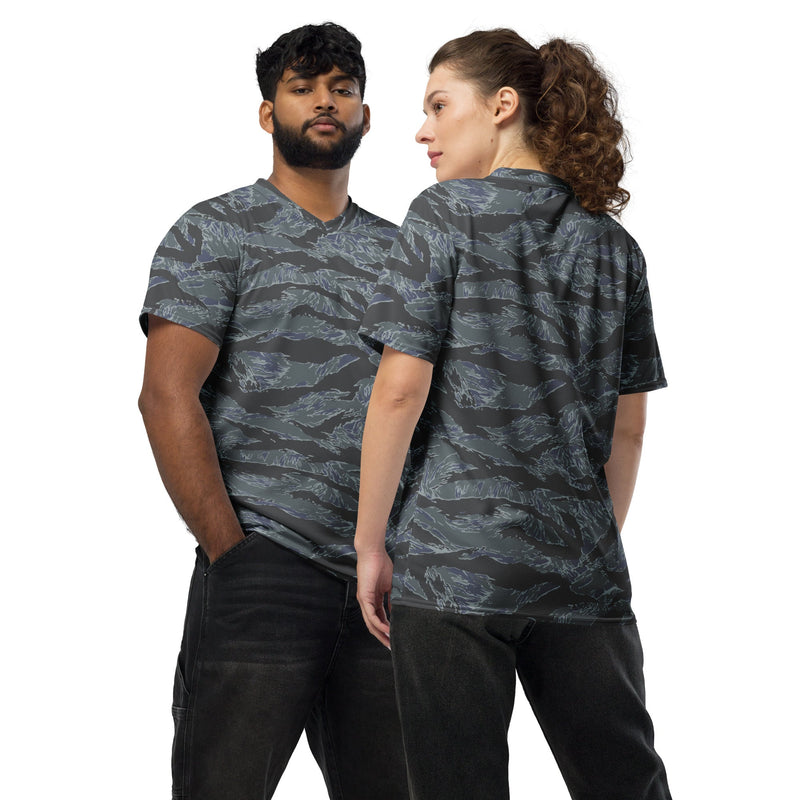 Tiger Stripe Urban Ghost CAMO Unisex Sports Jersey - 2XS