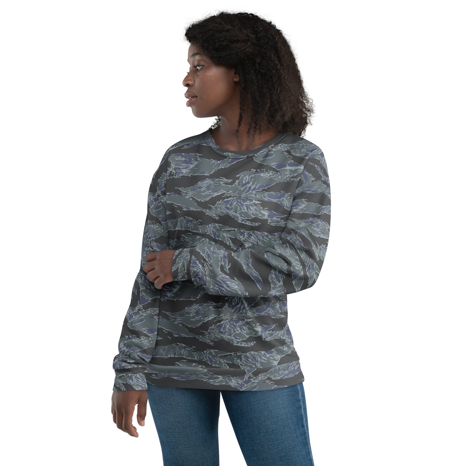 American Tiger Stripe Urban Ghost CAMO Unisex Sweatshirt - Sweatshirts