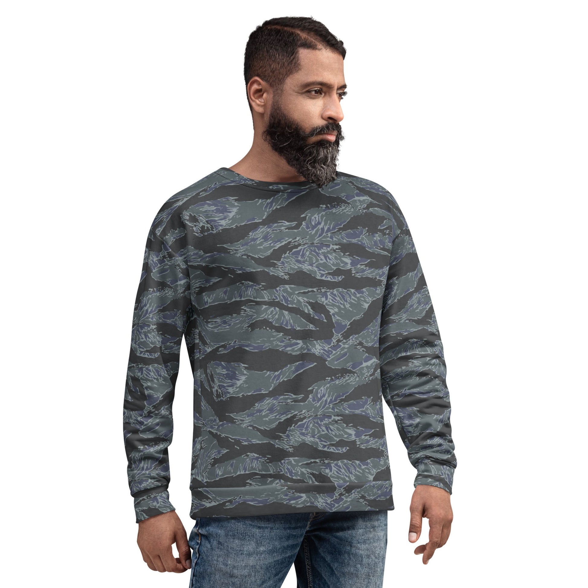 American Tiger Stripe Urban Ghost CAMO Unisex Sweatshirt - Sweatshirts