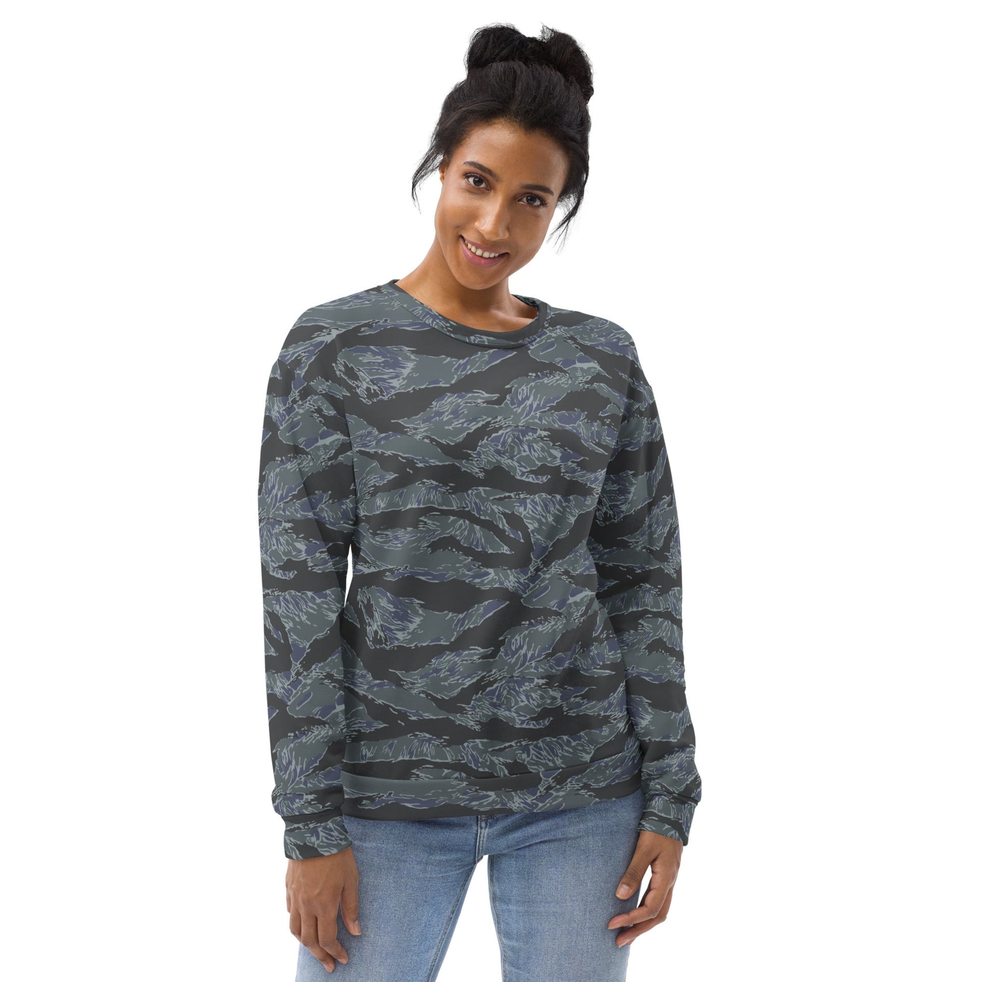 American Tiger Stripe Urban Ghost CAMO Unisex Sweatshirt - Sweatshirts