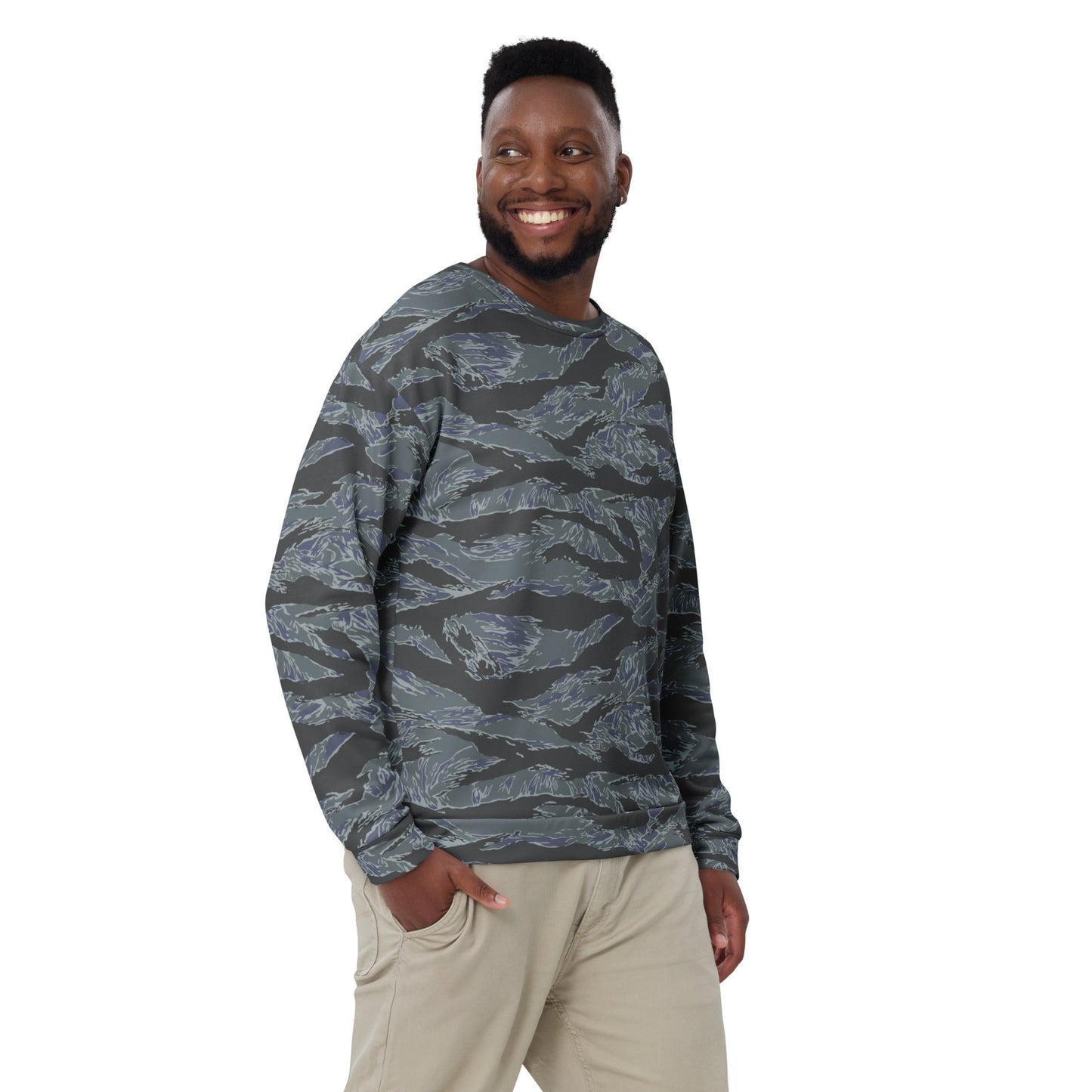 American Tiger Stripe Urban Ghost CAMO Unisex Sweatshirt - Sweatshirts