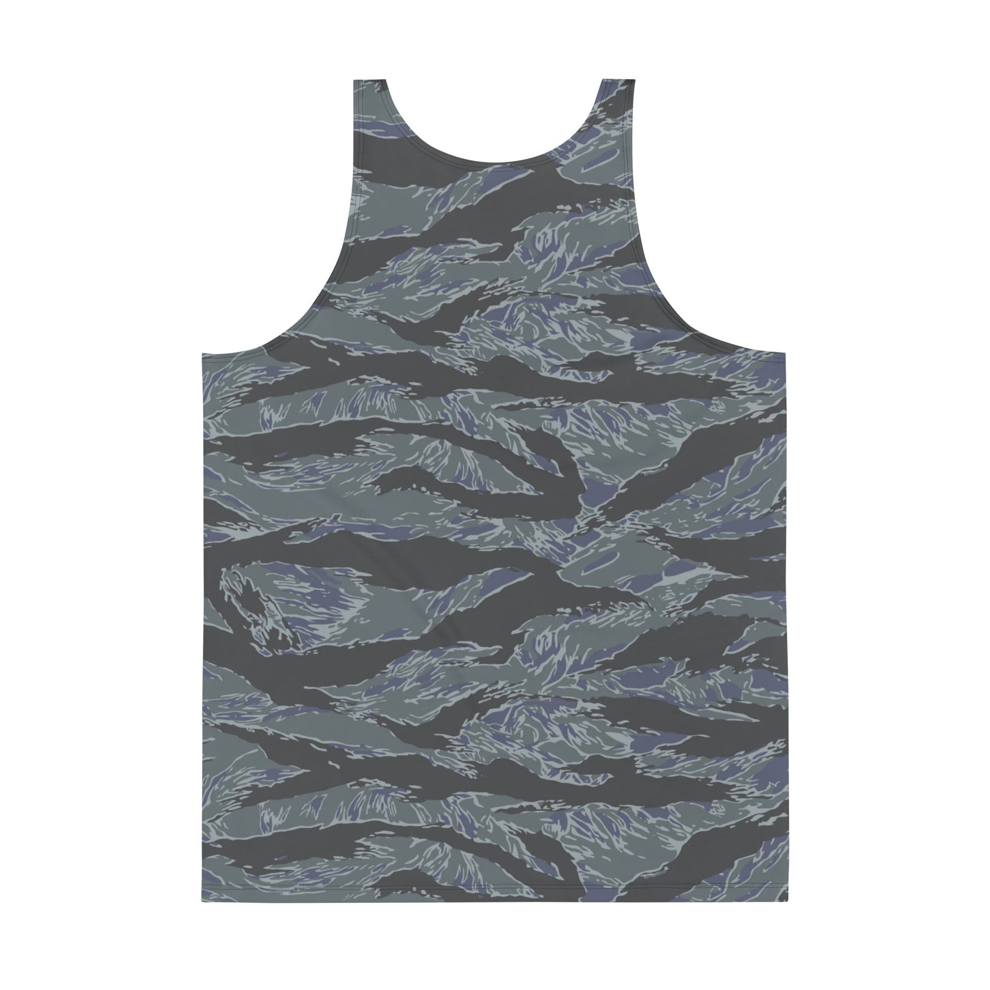 American Tiger Stripe Urban Ghost CAMO Unisex Tank Top - Tops