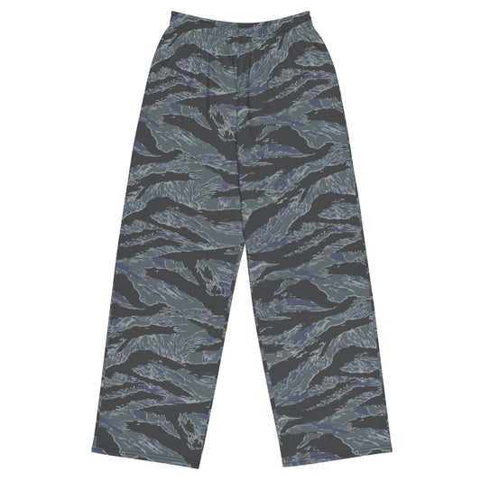 American Tiger Stripe Urban Ghost CAMO unisex wide-leg pants - 2XS - Wide-leg Pants