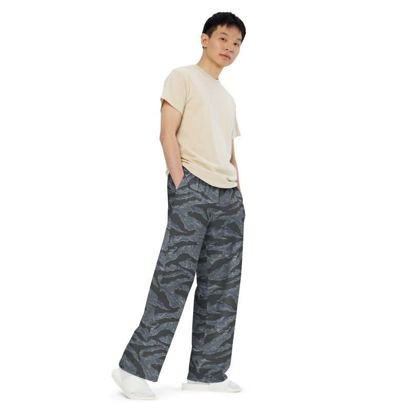 Tiger Stripe Urban Ghost CAMO Unisex Wide-Leg Leisure Pants