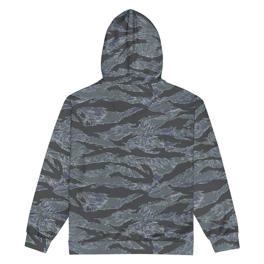 American Tiger Stripe Urban Ghost CAMO Unisex zip hoodie - Zip Hoodies