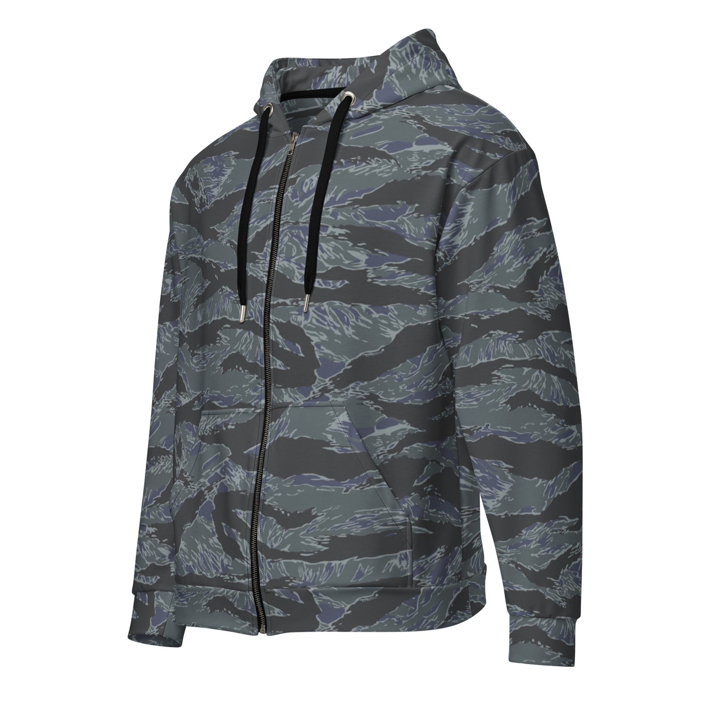 American Tiger Stripe Urban Ghost CAMO Unisex zip hoodie - Zip Hoodies