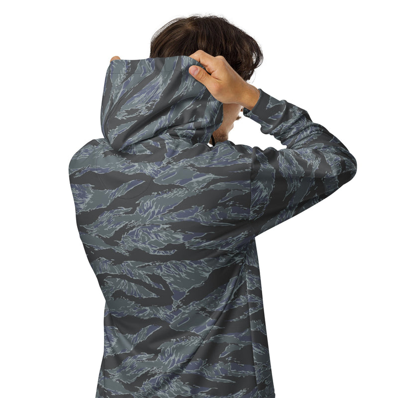 Tiger Stripe Urban Ghost CAMO Unisex Zip Hoodie