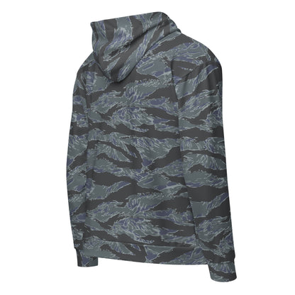 American Tiger Stripe Urban Ghost CAMO Unisex zip hoodie - Zip Hoodies