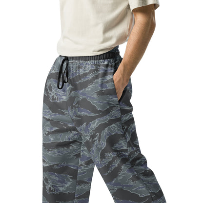American Tiger Stripe Urban Ghost CAMO Unisex Wide-Leg Joggers