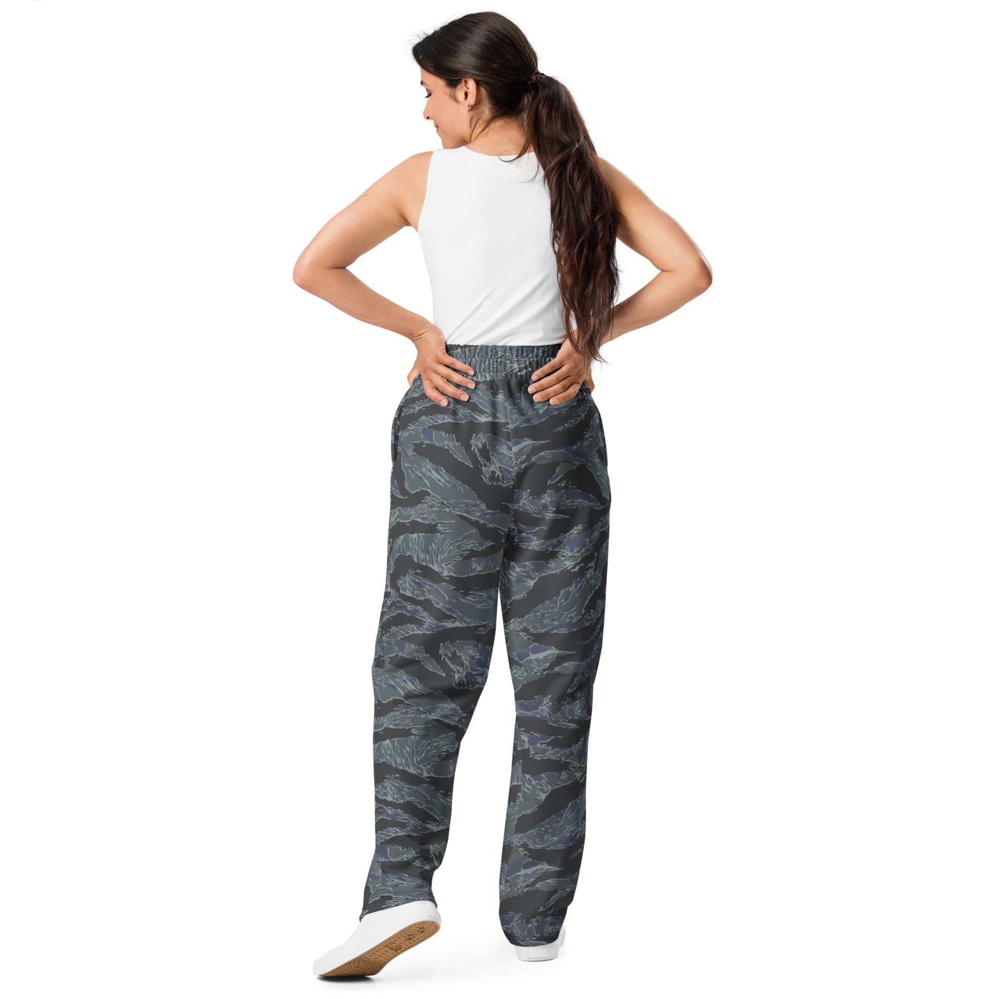 American Tiger Stripe Urban Ghost CAMO Unisex Wide-Leg Joggers