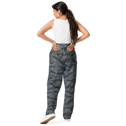 American Tiger Stripe Urban Ghost CAMO Unisex Wide-Leg Joggers