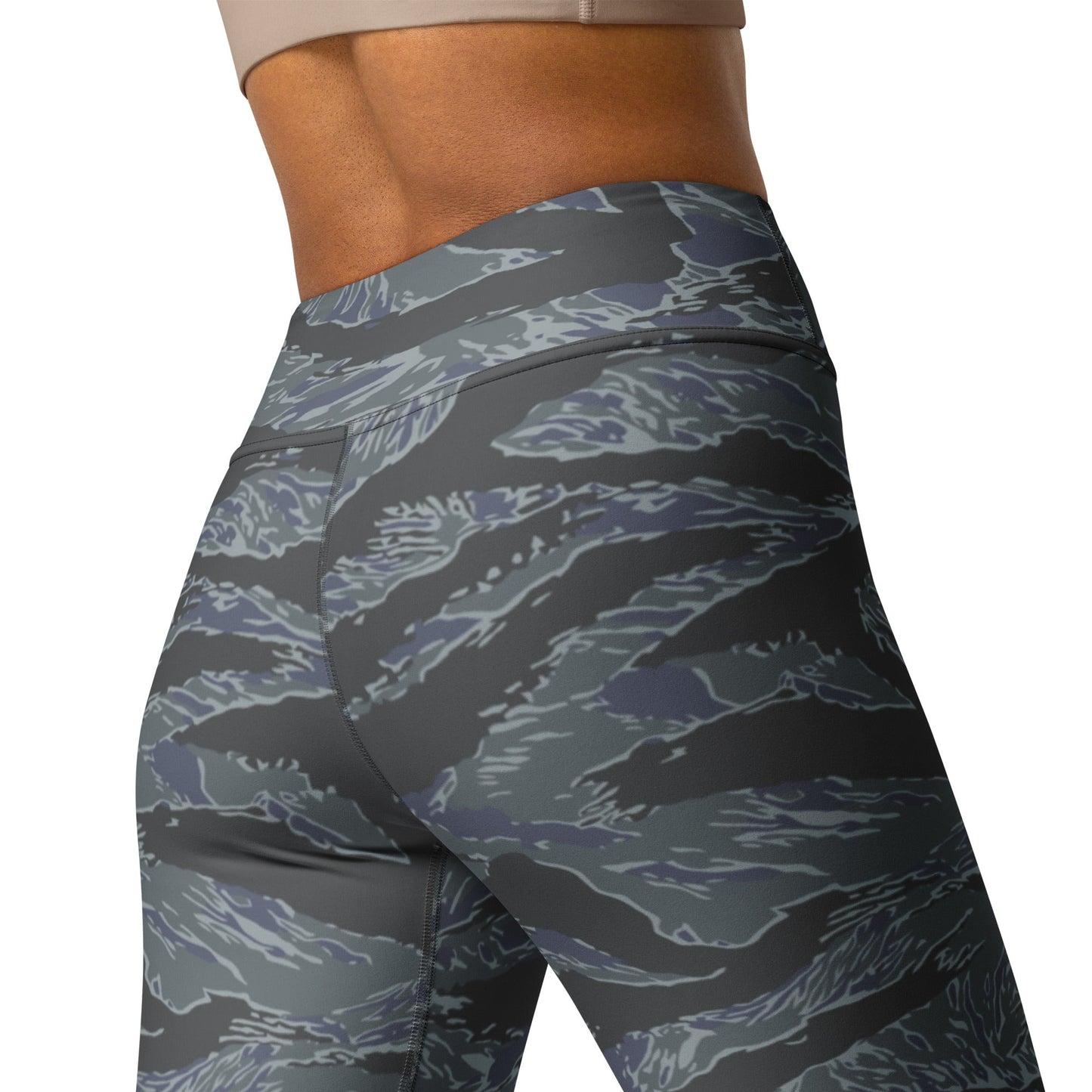 American Tiger Stripe Urban Ghost CAMO Yoga Leggings - Womens