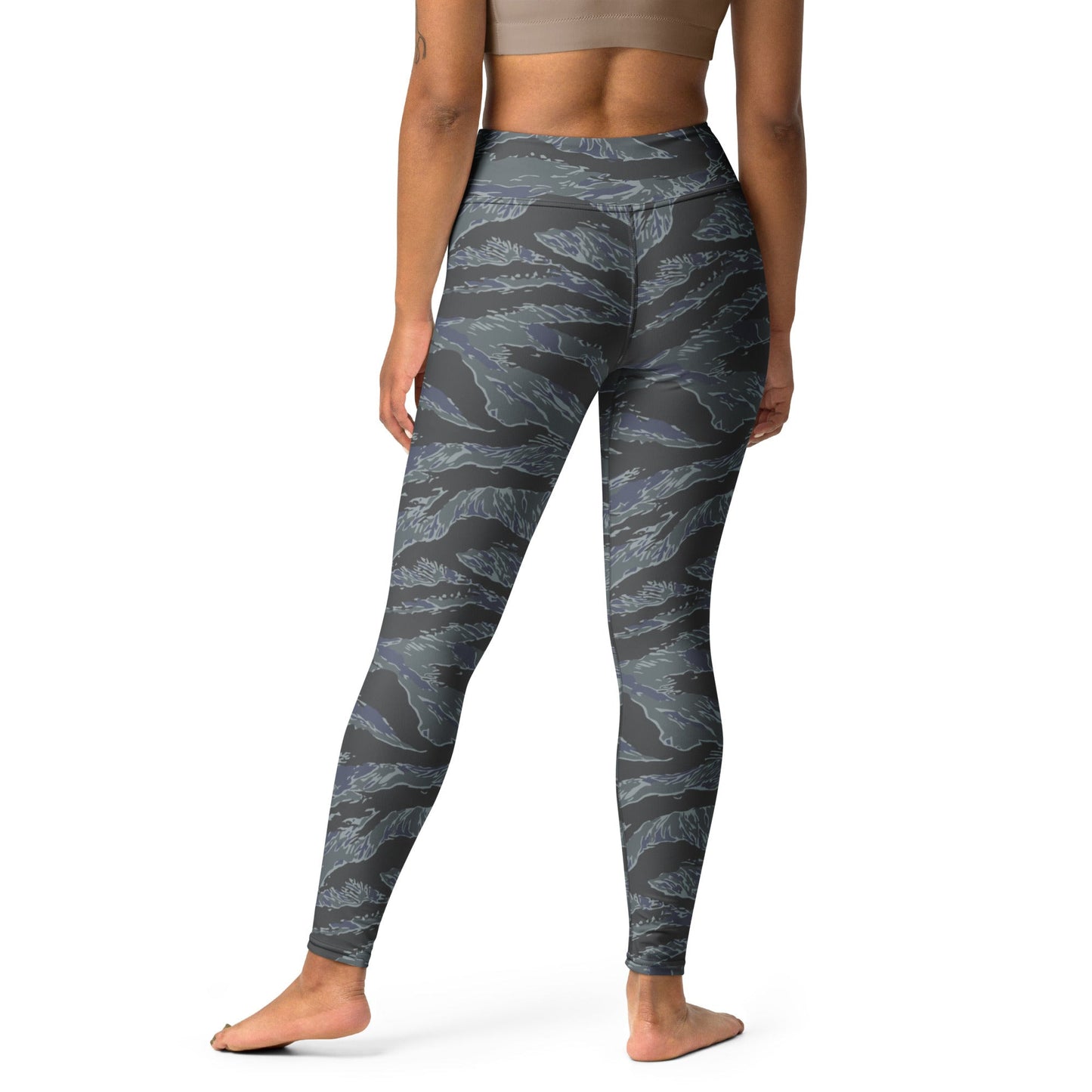 American Tiger Stripe Urban Ghost CAMO Yoga Leggings - Womens