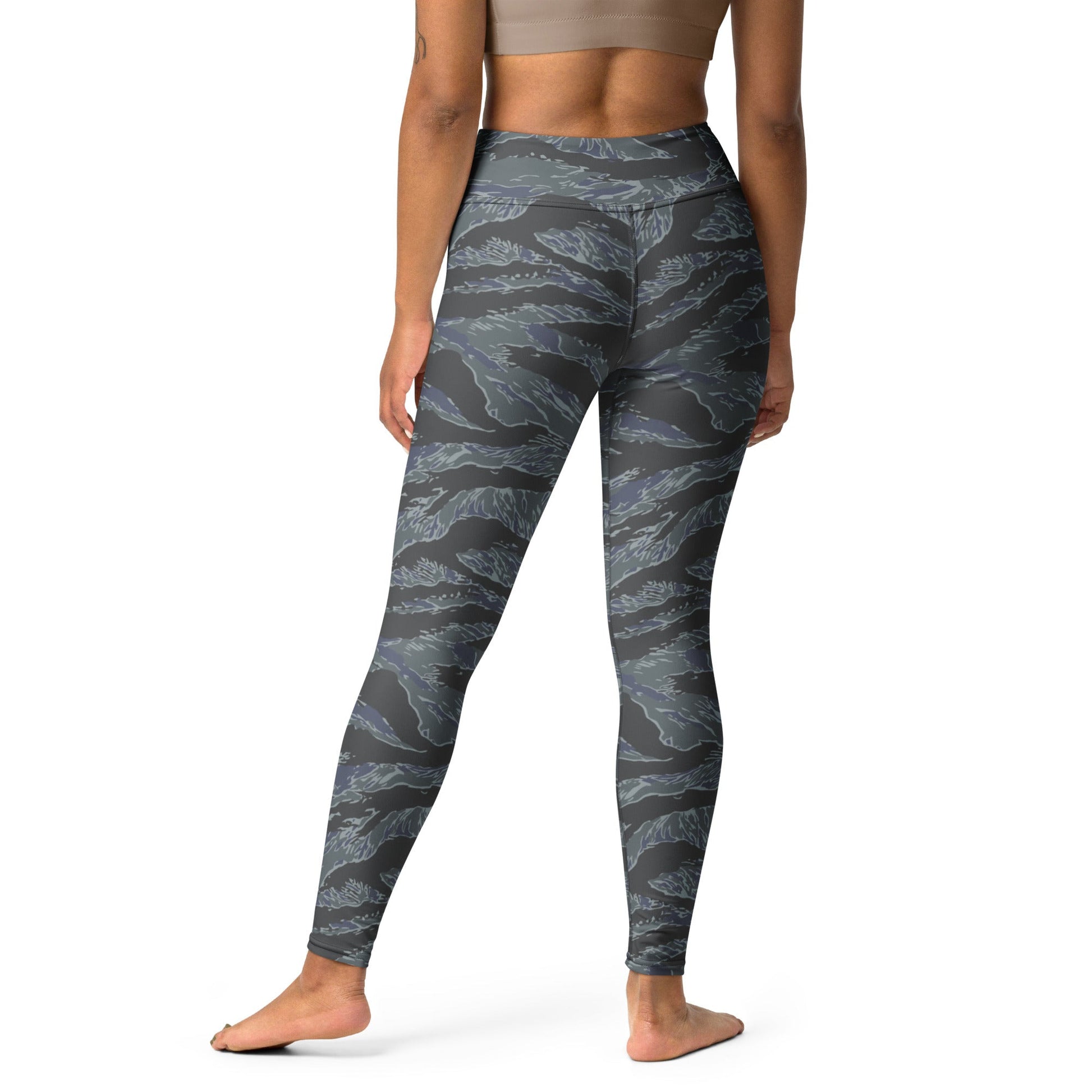 American Tiger Stripe Urban Ghost CAMO Yoga Leggings - Womens