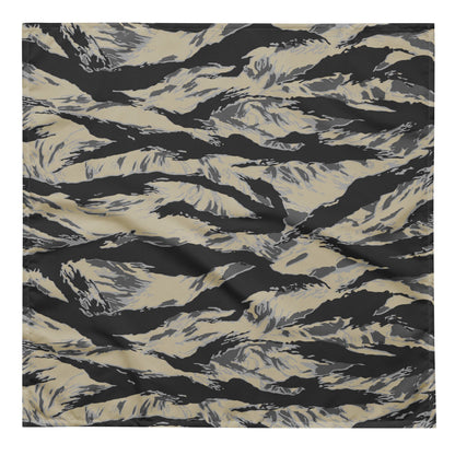American Tiger Stripe Urban Rubble CAMO Bandana - L