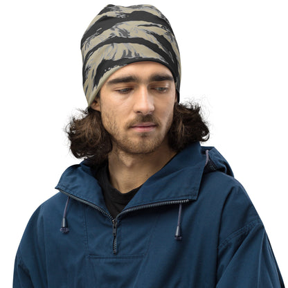 American Tiger Stripe Urban Rubble CAMO Beanie - Beanies