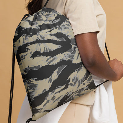 American Tiger Stripe Urban Rubble CAMO Drawstring Bag - Bags