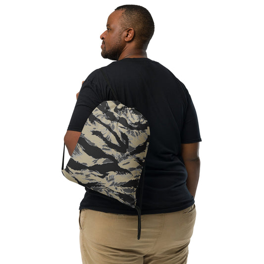American Tiger Stripe Urban Rubble CAMO Drawstring Bag - Bags