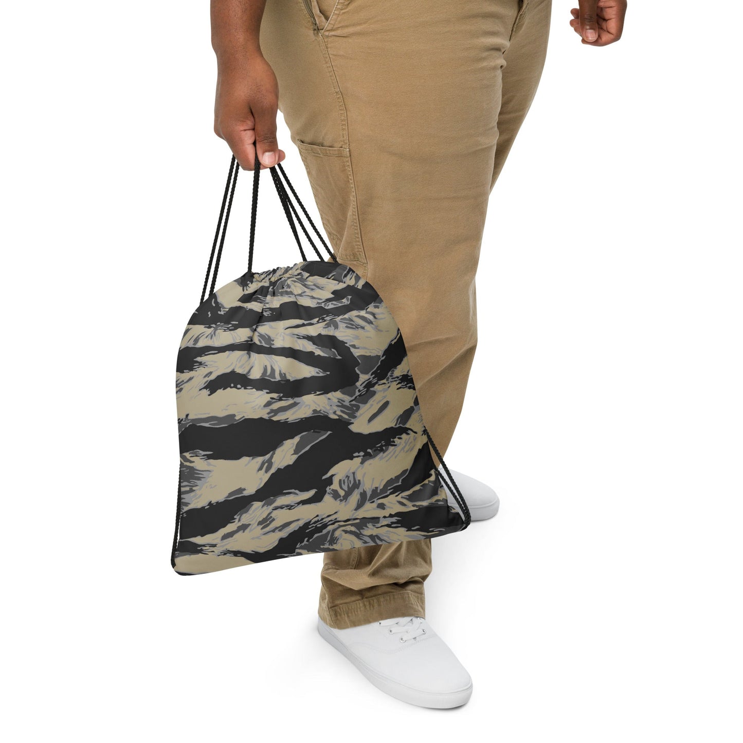 American Tiger Stripe Urban Rubble CAMO Drawstring Bag - Bags